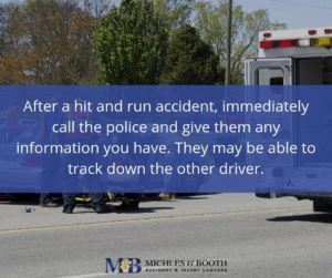 Contact the police immediately after a car accident