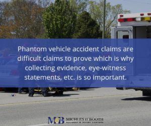 Phantom vehicle accidents are difficult cases to prove