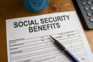 Social security benefits document